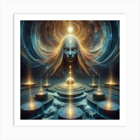 Ethereal Goddess Art Print