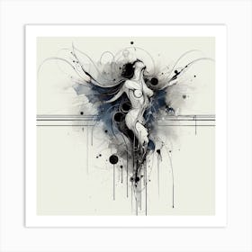 Abstract Image Of Lilith 4 Art Print