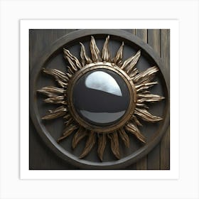 Sunburst Mirror Art Print