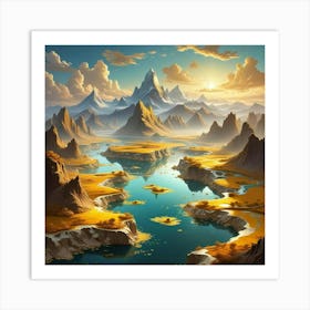 Fantasy Landscape Art Print