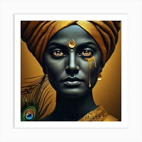 Lord Krishna Art Print