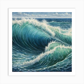 Ocean Waves Art Print