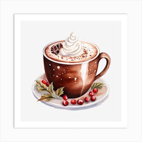 Hot Chocolate With Whipped Cream 5 Art Print