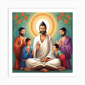 Buddha Was Not A Buddhist, Jesus Was Not A Christian, Muhammad Was Not A Muslim They Were Teachers Who Taught Love 2 Art Print