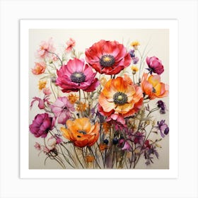 Flowers Art Print