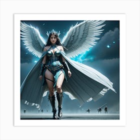 Battlefield Angel III Art Print