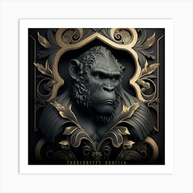 Thorny Gorilla Art Print