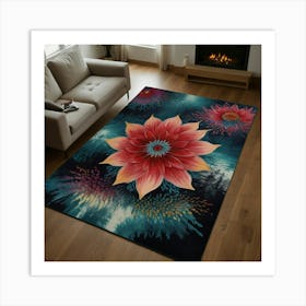  Unique Design Art Rug 0 Art Print