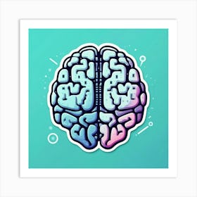 Brain Icon 1 Art Print