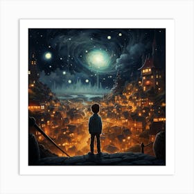 Starry Night 3 Art Print