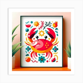 Crab Print Art Print