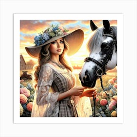 Creative Horse Beauty Illustration Nr 255 Art Print