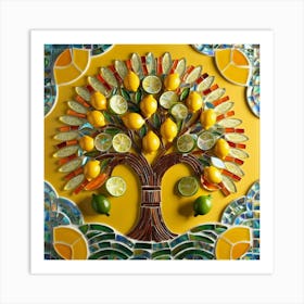 Tree Of Lemons II Art Print