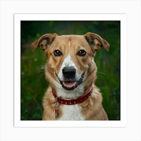 Portrait Of A Dog 1 Art Print