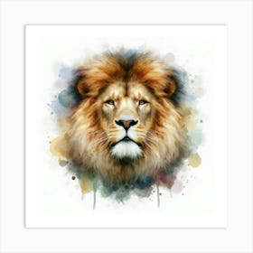 Lion Head 3 Art Print