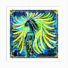 Sun Salutations - Sun Goddess Art Print