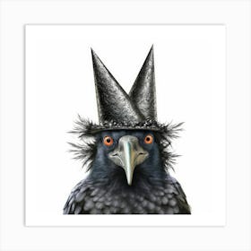 Witch Crow Art Print