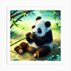 Panda Bear Art Print