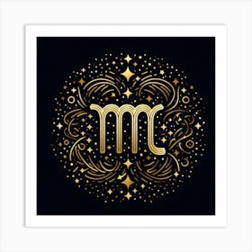 A Zodiac symbol, Virgo 3 Art Print