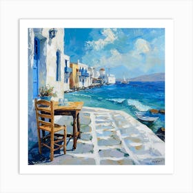 Mykonos, Island Greece Art Print