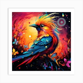 Colorful Bird 3 Art Print