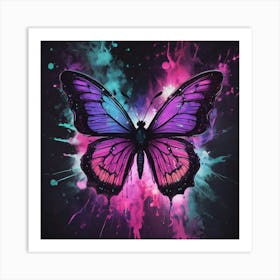 Butterfly Painting 250 Art Print