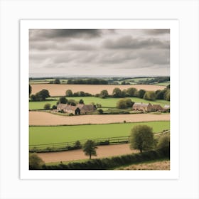 Cotswold Countryside 1 Art Print