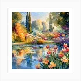 Garden of Romance Art Print