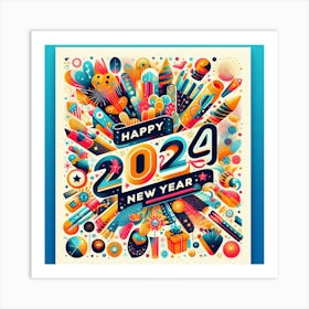 Happy New Year 1 Art Print