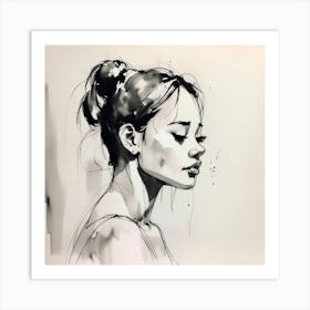 Portrait Of A Woman 5 Art Print