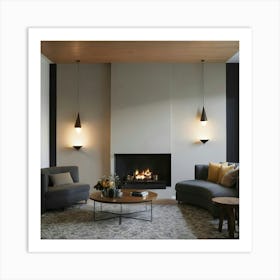 Modern Living Room 148 Art Print