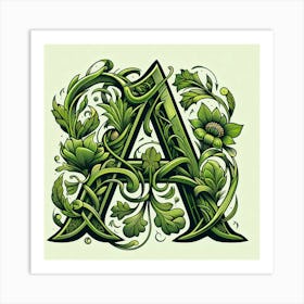 Letter A 2 Art Print