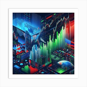 Stock Market 1 Art Print