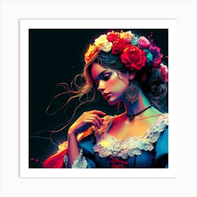 Exotic Beauty Artwork 120 Art Print