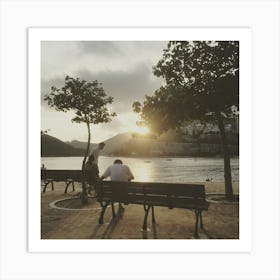 Afternoon at Repulse Bay, Hong Kong Art Print