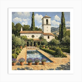 Winery 8 Art Print