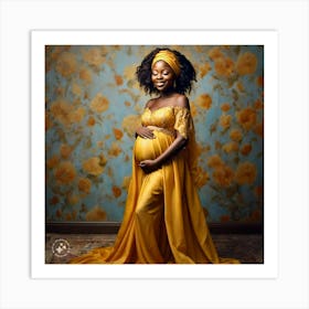 Maternity Photo Shoot Art Print