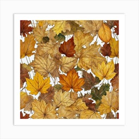 Autumn Leaves 1 Art Print