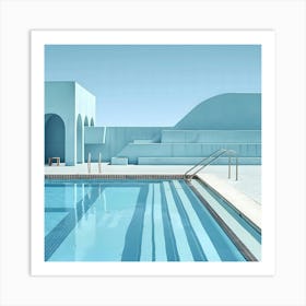 Swimming Pool Art Print