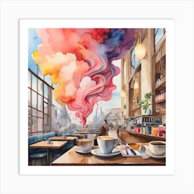 Coffee Shop 3 Art Print