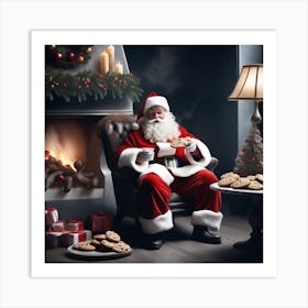 Santa Claus 1 Art Print