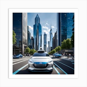 Self - Driving Car 2 Art Print