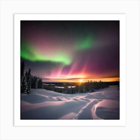 Aurora Borealis 121 Art Print