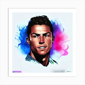 Ronaldo Portrait Art Print