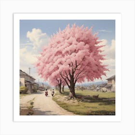 Leonardo Diffusion Xl Petan Cherry Trees 0 Art Print