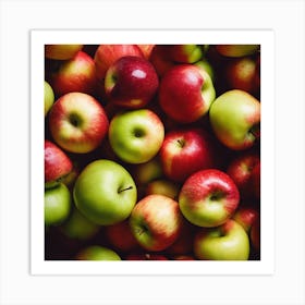 Red And Green Apples 6 Art Print