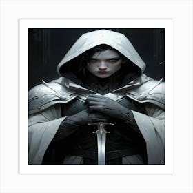 Woman With A Sword Art Print