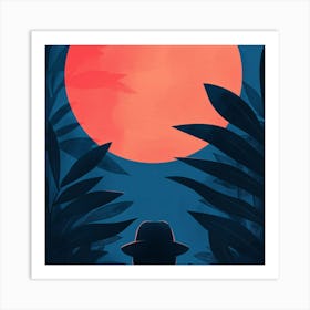 Man In A Hat 3 Art Print