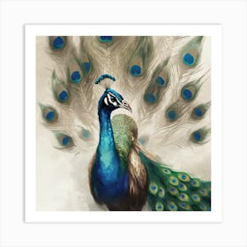 Peacock Art Print 1 Art Print