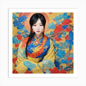 Chinese Girl Art Print